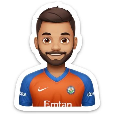Virat kohli 18 jersey sticker