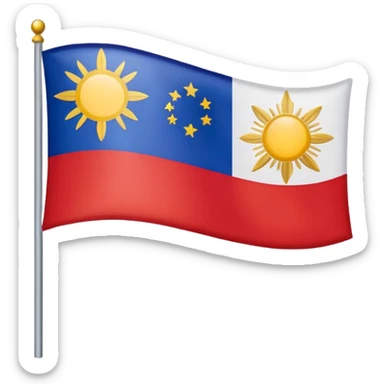 Philippines flag sticker