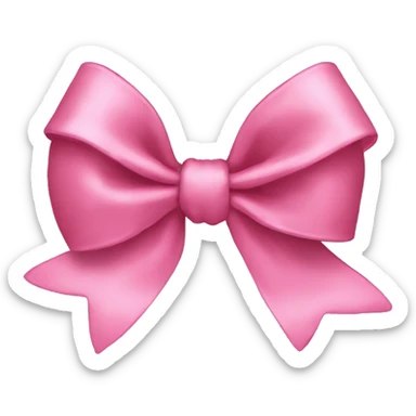 A coquette bow  sticker