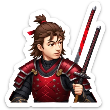 Fierce Samurai sticker