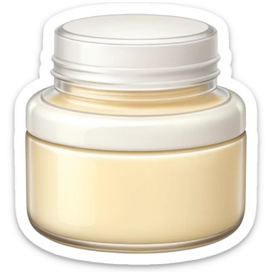 luxury white moisturizer sticker