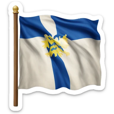 Old bosnian flag sticker