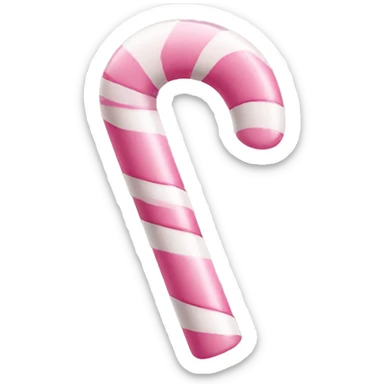 baby pink candy cane sticker