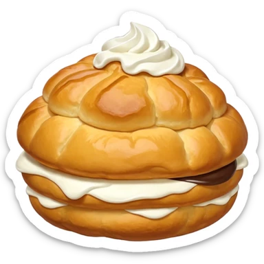 cream puff sticker