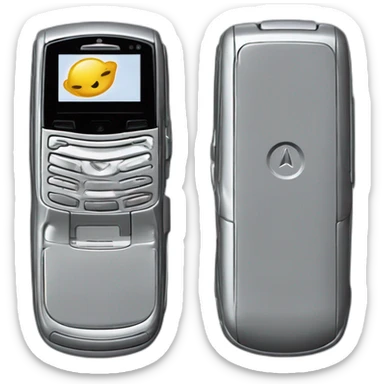 2004 Motorola Razr V3 mobile device clamshell design sticker
