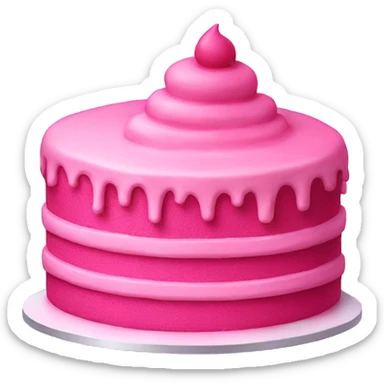 Pink cake  sticker