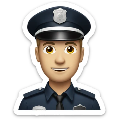 andrew tate policeman sticker