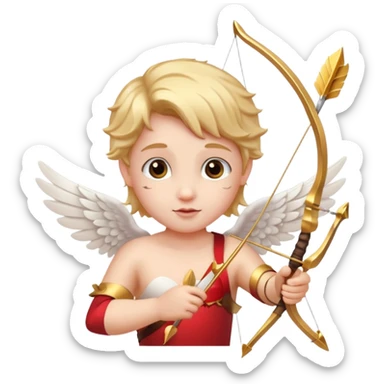 cupid for valentines day sticker