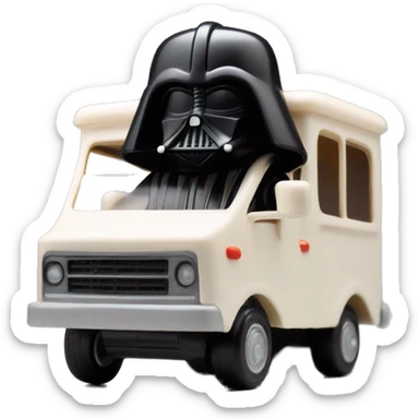 Darth Vader Matchbox ice cream truck 1967 sticker