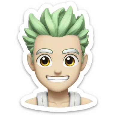 senku of the DR.STONE sticker