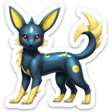 Shiny Umbreon-Salandit-Jolteon-fusion sticker