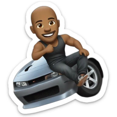 Fast and furious  sticker