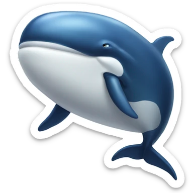 Whale  sticker