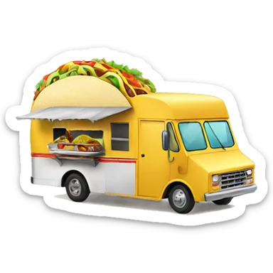 Taco truck sticker
