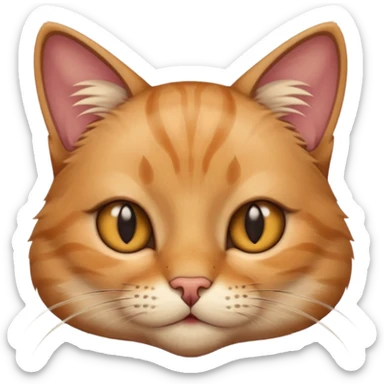  Fait moi un chat qui ressemble à un humain sticker