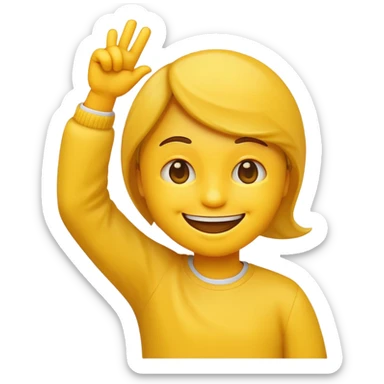 dabbing emoji  sticker