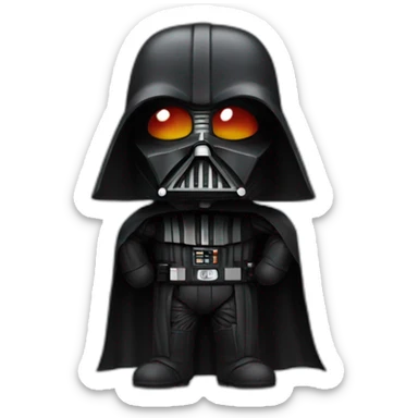 dark vador en canard sticker