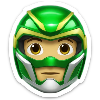 green power ranger sticker