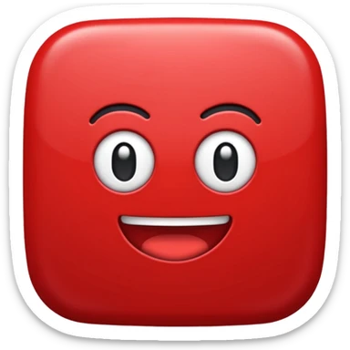 Crie um emoji da logo do YouTube para mim sticker