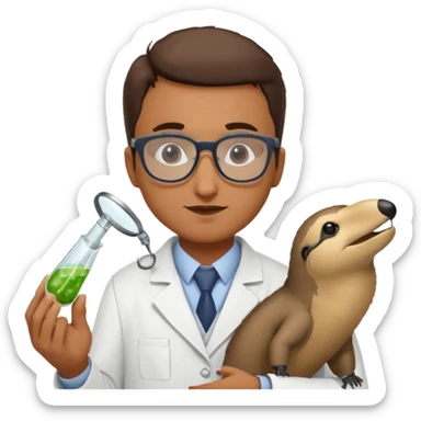 Entomologist ant eater sticker