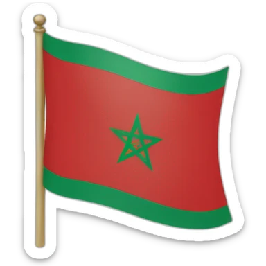 placard model un, morocco flag sticker
