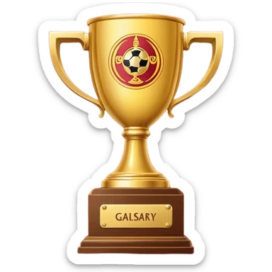 Galatasaray ın aldıgı uefa kupası sticker