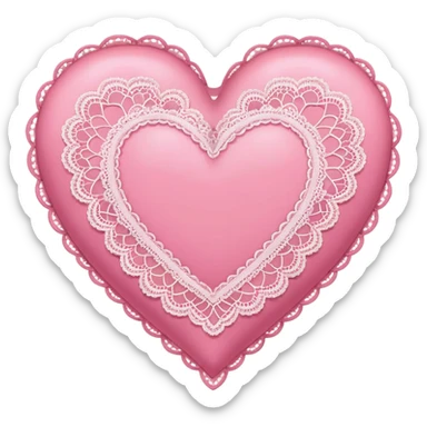 coquette heart  sticker