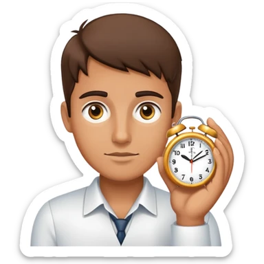 🤏 but says clock it sticker