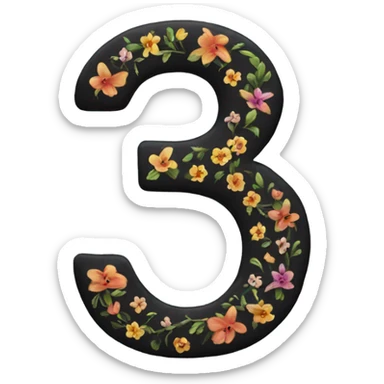 tatoo number number sticker