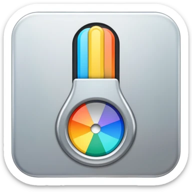 color picker tool from graphic design software sticker