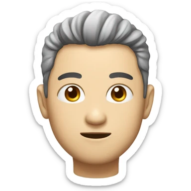 Criar personagem masculino japones com olhos bem puxados, e cabelo curto  sticker