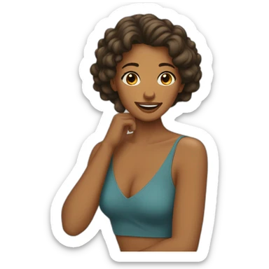 Femmes qui s’embrassent sticker