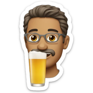 Ivan drinks chacha in Georgia sticker