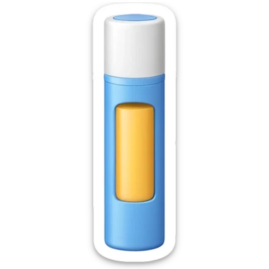 glue stick with cap off sticker