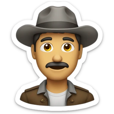 Hombre confundido sticker