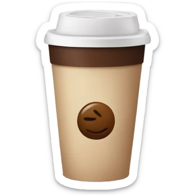 Take out coffee  sticker