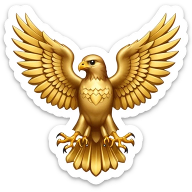 Hawk emblem sticker