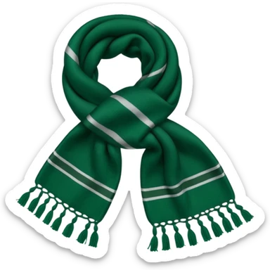 Slytherin scarf sticker