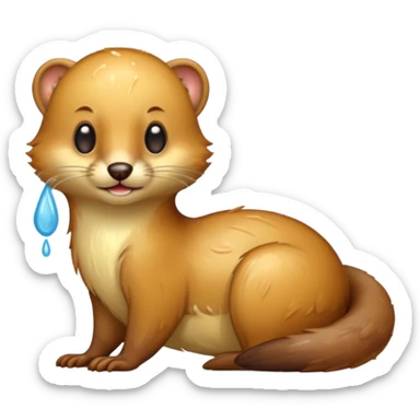 Weasel with vaseline sticker