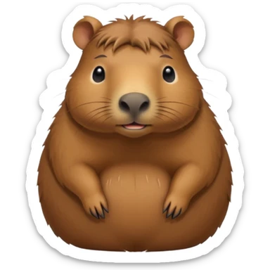 Capybara sticker