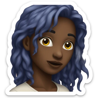 indigo heartb sticker