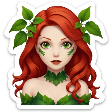 poison ivy standing sticker
