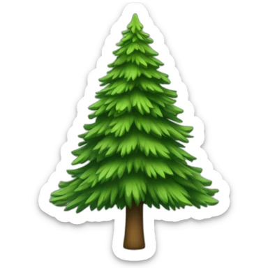 fir-tree sticker