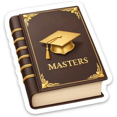 masters degree sticker