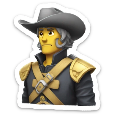 Mortis sur les épaules de colt sticker