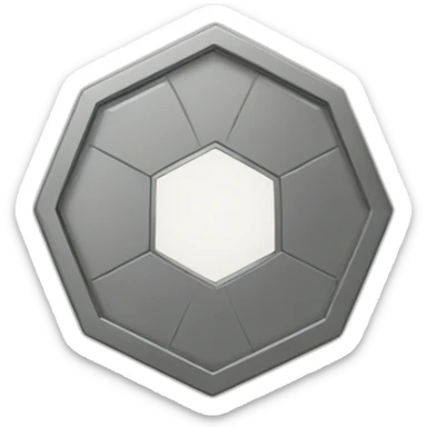 round-coin-with-hexagon-inside sticker