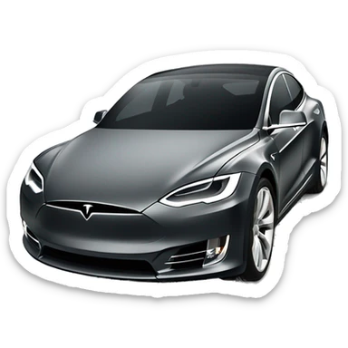 Res Tesla car sticker