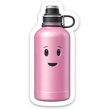 pink stanley water bottle sticker