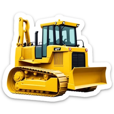 Bulldozer - CAT D6T (Model Year: 2021) (Iconic colour: Yellow) sticker