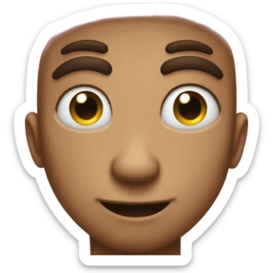 Heart eyes drool sticker